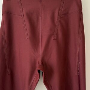 Peloton High-Rise Performance Leggings - Maroon